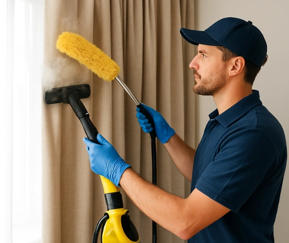 Trusted drapes cleaning technician Matty Curtain Cleaning aspendale-vic QLD